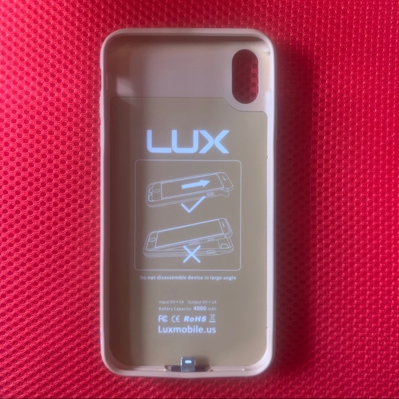 Tan iPhone XS Max Charging Case LUX - Picture 3 of 8